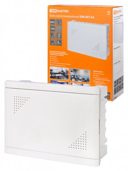 Фотография товара 'Tdm Бокс мультимедийный БМ-ВП-04, 420х320х140, IP31, SQ0915-0303'