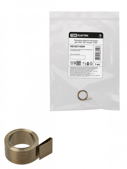 Фотография товара 'Tdm SQ1027-0509 Пружина каретки магазина для ГМП-100 "Алмаз"'