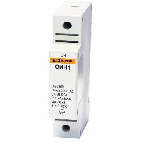 Фотография товара 'Tdm Ограничитель импульсных напряжений ОИН1 SQ0201-0014'