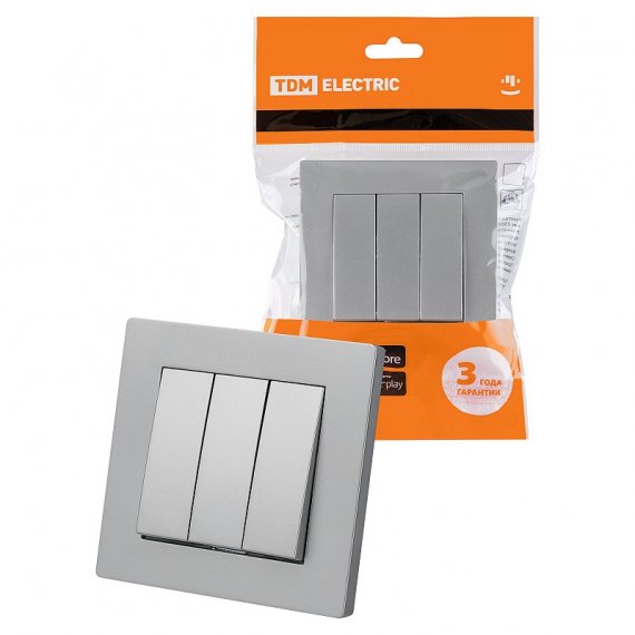 Фотография товара 'Tdm SQ1816-0212 Выключатель 3-х кл. 10А'