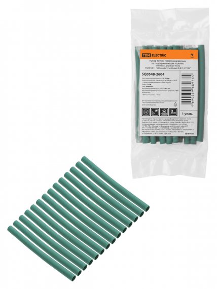 Фотография товара 'Tdm SQ0548-2604 Набор трубок термоусаживаемых, клеевых ТТкНГ(3:1)'