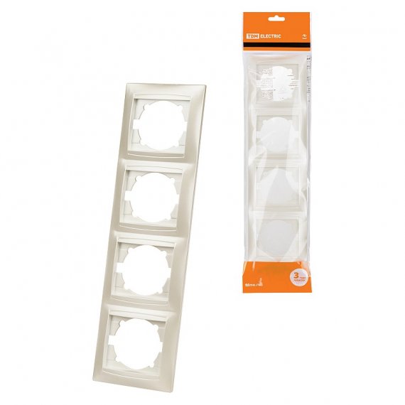 Фотография товара 'Tdm SQ1815-0835 Рамка 4-х постовая вертикальная'