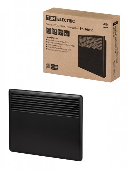 Фотография товара 'Tdm Конвектор электрический ЭК-1000С, 1000 Вт, термостат, СТИЧ, SQ2520-1207'