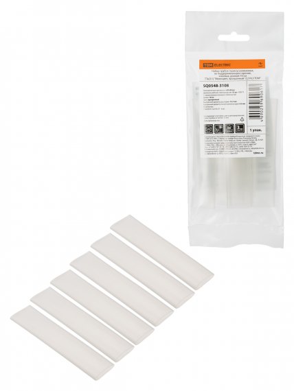 Фотография товара 'Tdm SQ0548-3108 Набор трубок термоусаживаемых, клеевых ТТк(3:1)'