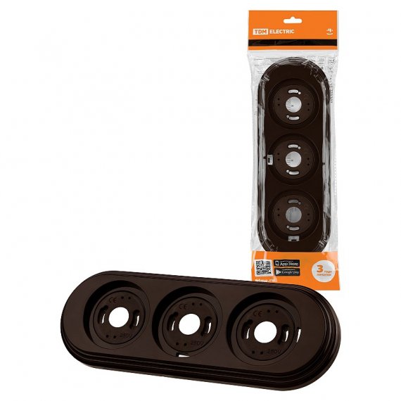 Фотография товара 'Tdm SQ1820-1491 Рамка 3-х постовая'