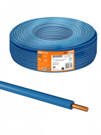 Фотография товара 'Tdm Провод ПуВнг(А)-LS 1х10,0 ГОСТ (100м), SQ0124-0352'