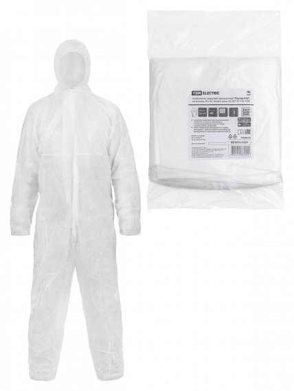 Фотография товара 'Tdm Комбинезон защитный одноразовый "Каспер Р40", на молнии, SQ1016-0321'