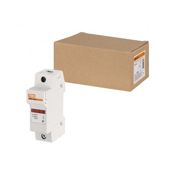 Фотография товара 'Tdm SQ0216-0017 Держатель плавких вставок ДПВ2 14х51 1П'