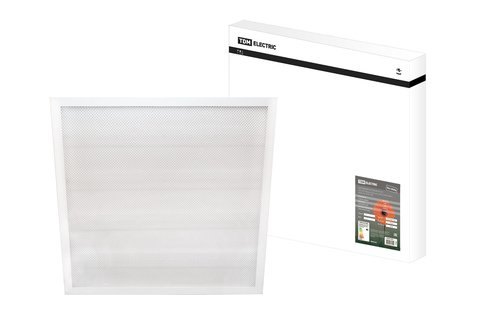 Фотография товара 'Tdm Светодиодная панель ЛП 01Т 595х595 Призма 25 мм встр. 3200 лм 40 Вт 4000 К SQ0329-0230'