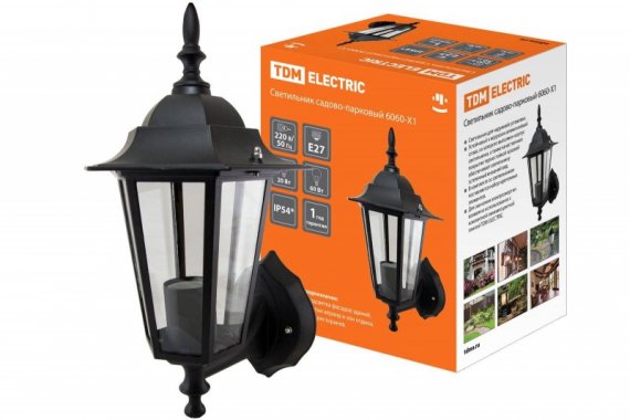 Фотография товара 'Tdm Светильник 6060-01 садово-парковый шестигранник, 60Вт SQ0330-0001'
