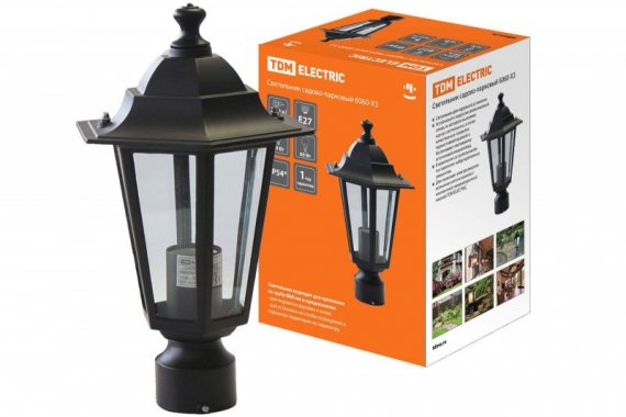 Фотография товара 'Tdm Светильник 6060-03 садово-парковый шестигранник, 60Вт SQ0330-0003'
