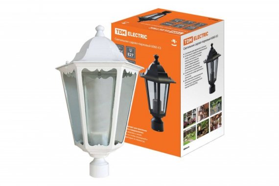 Фотография товара 'Tdm Светильник 6060-23 садово-парковый шестигранник, 60Вт SQ0330-0063'