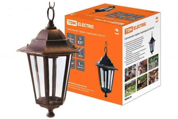 Фотография товара 'Tdm Светильник 6100-15 садово-парковый шестигранник, 100Вт, SQ0330-0020'