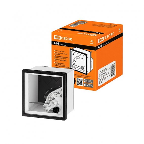 Фотография товара 'Tdm SQ1102-0224 Амперметр А96 X/5А-1,5 (без шкалы)'