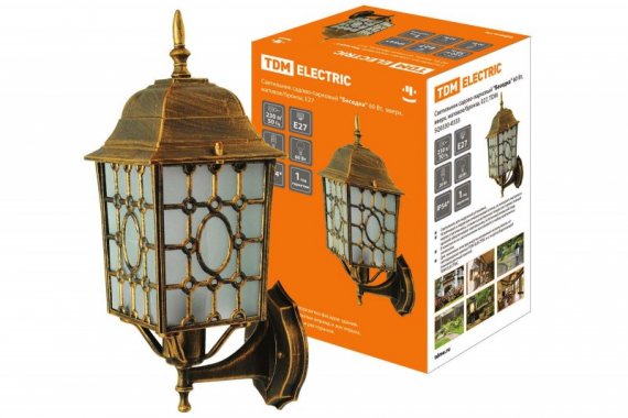 Фотография товара 'Tdm Светильник садово-парковый "Беседка" 60 Вт SQ0330-0333'