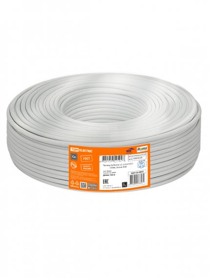 Фотография товара 'Tdm SQ0142-0001 Кабель АсКуГВВнг(А)-LS 2х1,5 ГОСТ (100м)'