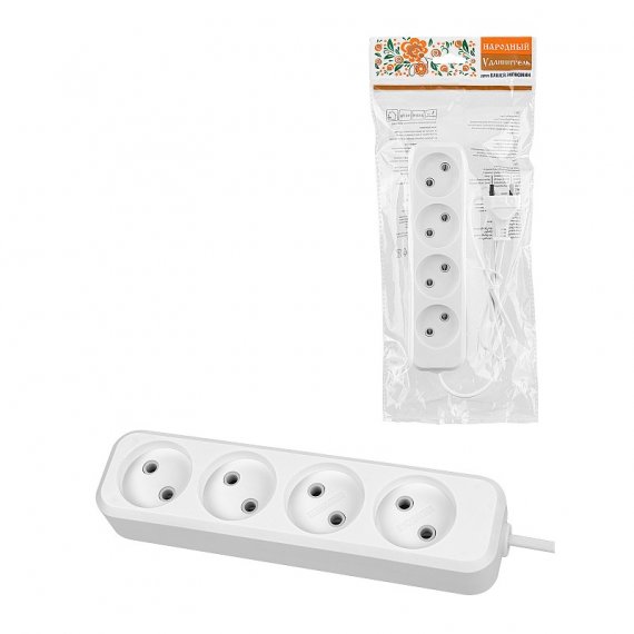 Фотография товара 'Tdm SQ1303-1319 Удлинитель 4 гнезда, 10 метров, б/з, 10 А, 2300 Вт'