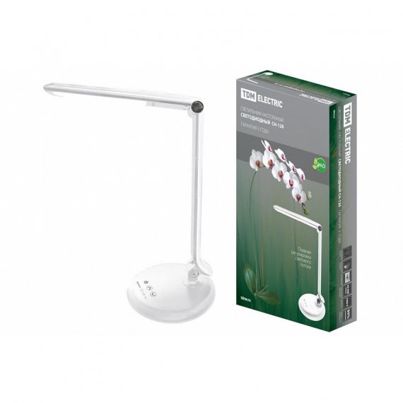 Фотография товара 'Tdm SQ0337-0035 Светильник светодиодный СН-120, складной, сенсор-диммер, 220 В, 8 Вт'