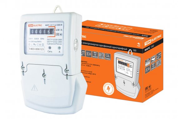Фотография товара 'Tdm Счетчик без поверки МАРС-б/п-1,0-11-Р4-5(60)-М, SQ1105-0024'