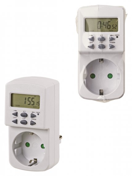 Фотография товара 'Tdm Таймер розеточный ТРЭ-Н-01-1мин/7дн-10on/off-8А (недельный), SQ1506-0102'