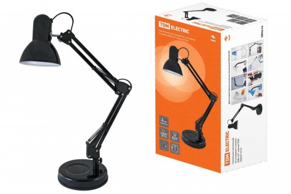 Фотография товара 'Tdm Светильник настольный на основании 2 колена 60Вт, E27 SQ0337-0110'