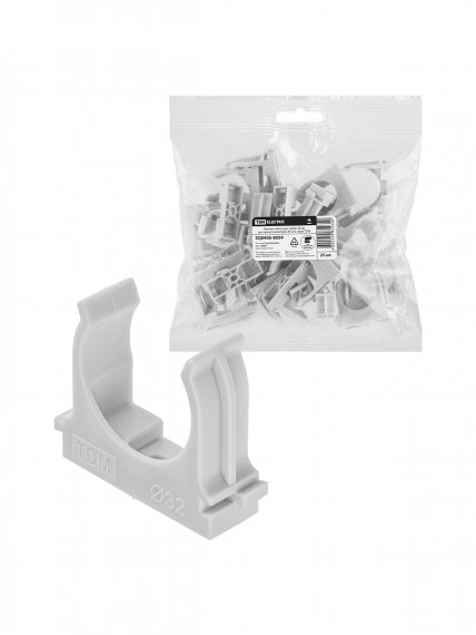 Фотография товара 'Tdm SQ0405-8004 Крепеж-клипса для трубы 32 мм'