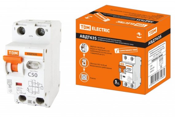 Фотография товара 'Tdm АВДТ 63S C50 100мА SQ0202-0040'