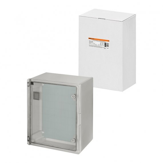 Фотография товара 'Tdm SQ0933-0210 Бокс пластиковый ЩМП-0-10, прозр. крышка, ABS, IP65, от -45 до +75 °С'
