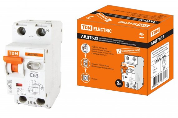 Фотография товара 'Tdm АВДТ 63S C63 100мА SQ0202-0042'