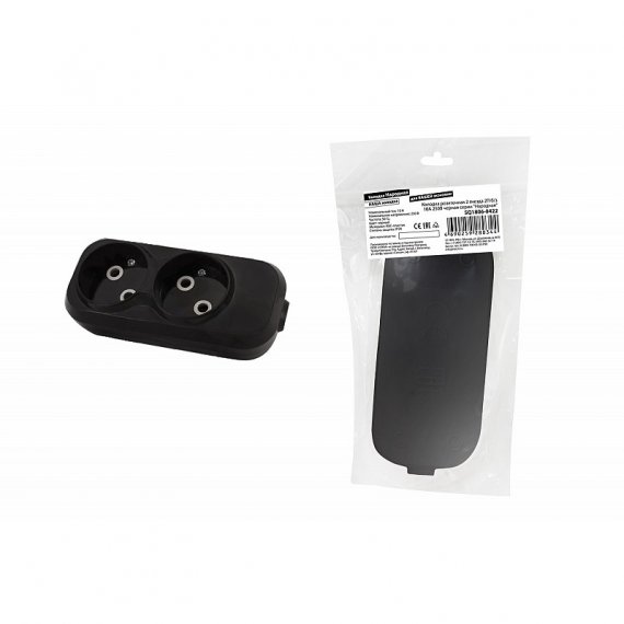 Фотография товара 'Tdm SQ1806-0422 Колодка розеточная 2 гнезда 2П б/з 10А 250В'