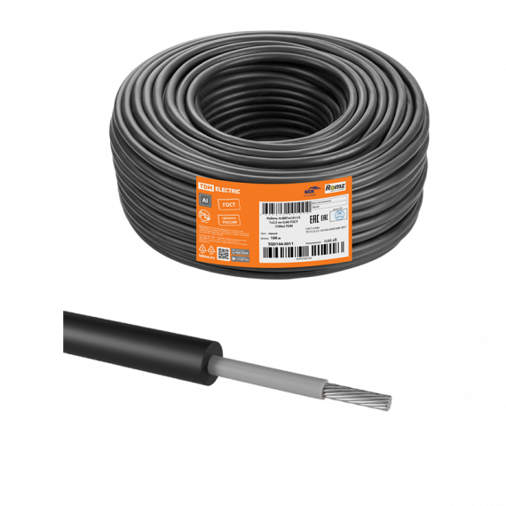 Фотография товара 'Tdm SQ0144-0011 Кабель АсВВГнг(А)-LS 1х2,5 ок-0,66 ГОСТ (100м)'