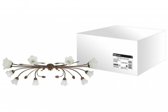 Фотография товара 'Tdm Люстра НПБ-01-22-12х25 «Сканди» антик с медью 12х25Вт E14 SQ0370-0012'