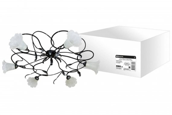 Фотография товара 'Tdm Люстра НПБ-23-03-6х40 «Ажур» черный с серебром 6х40Вт E14 SQ0370-0020'