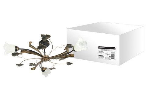 Фотография товара 'Tdm Люстра НСБ-02-01-3х40 «Модена» черный с золотом 3х40Вт E14 SQ0370-0021'