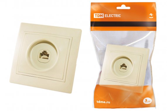 Фотография товара 'Tdm Розетка компьютерная RJ45, SQ1814-0121'