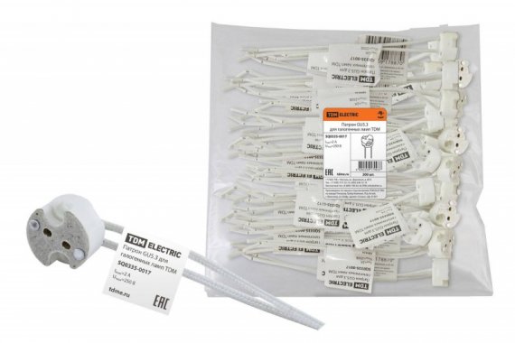 Фотография товара 'Tdm Патрон GU5.3 для галогенных ламп SQ0335-0017'