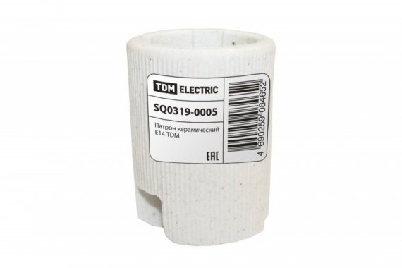Фотография товара 'Tdm Патрон керамический E14 SQ0319-0005'