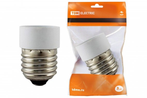 Фотография товара 'Tdm Переходник E27-E14 SQ0335-1002'