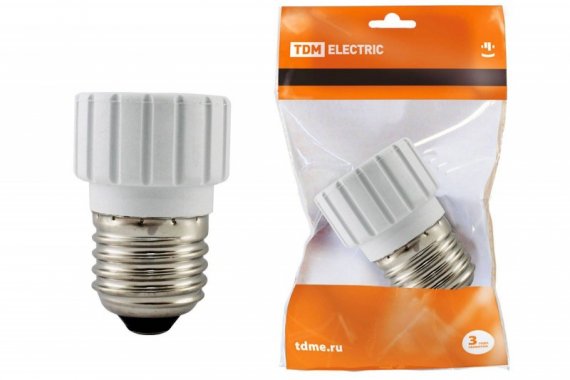 Фотография товара 'Tdm Переходник E27-GU10 SQ0335-1006'