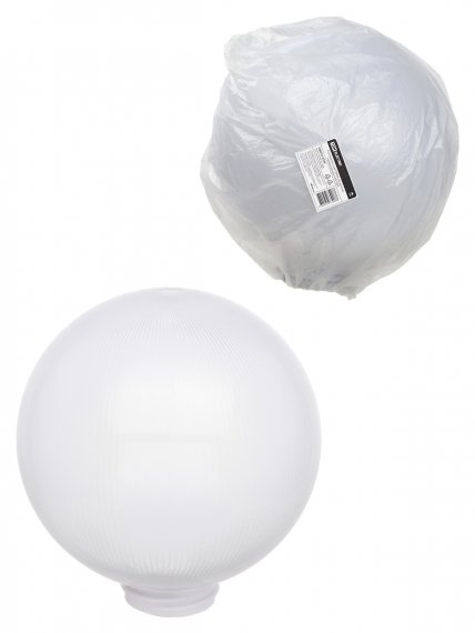 Фотография товара 'Tdm Рассеиватель шар ПММА 250 мм опал призма (резьба А 85), SQ0321-0245'