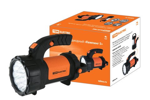 Фотография товара 'Tdm Фонарь светодиодный "Кемпинг 5" SQ0350-0038'