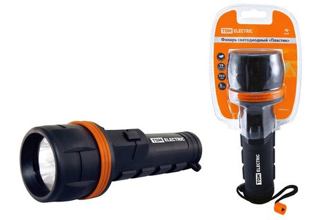 Фотография товара 'Tdm Фонарь светодиодный "Пластик" SQ0350-0015'