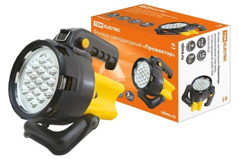 Фотография товара 'Tdm Фонарь светодиодный "Прожектор" SQ0350-0022'
