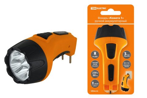 Фотография товара 'Tdm Фонарь «Комета 1» ручной аккумуляторный SQ0350-0039'