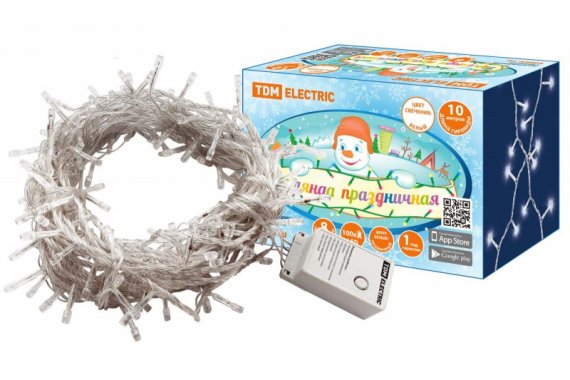 Фотография товара 'Tdm Гирлянда светодиодная СГ100Б10 SQ0361-0039'