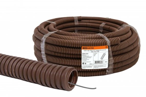 Фотография товара 'Tdm Труба гофрированная ПВХ d 16 с зондом SQ0401-0041'