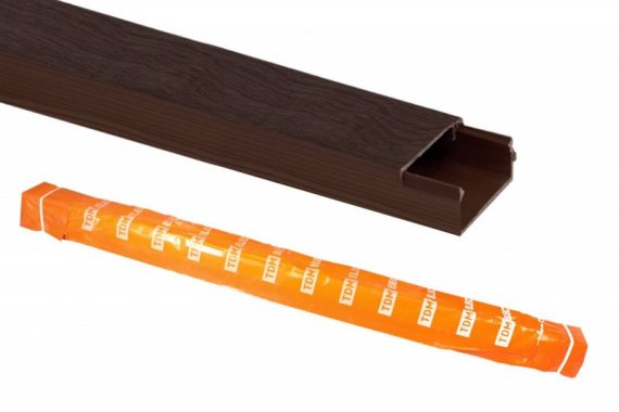 Фотография товара 'Tdm Кабель-канал 20х10 (100м) "ЭКО" 3D (бук) SQ0402-0404'