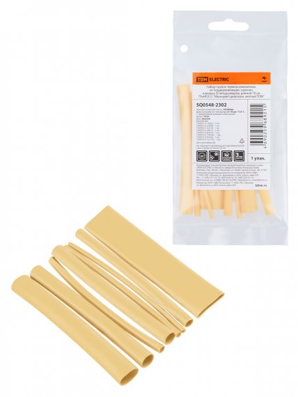 Фотография товара 'Tdm Набор трубок термоусаживаемых, клеевых "Моноцвет-диапазон, SQ0548-2302'