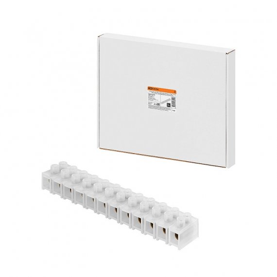 Фотография товара 'Tdm SQ0510-0049 Зажим винтовой ЗВИ-150 полипропилен 10-35мм2 12пар 100°С'