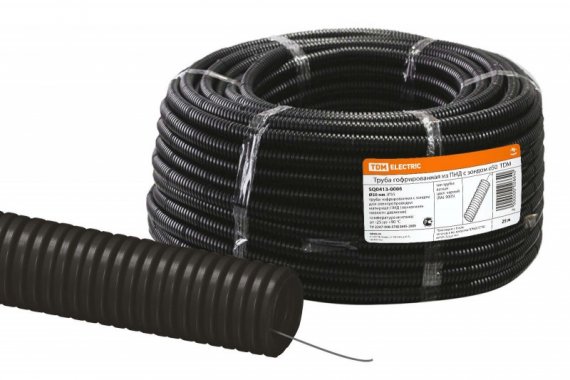 Фотография товара 'Tdm Труба гофрированная ПНД d 50 с зондом SQ0413-0006'